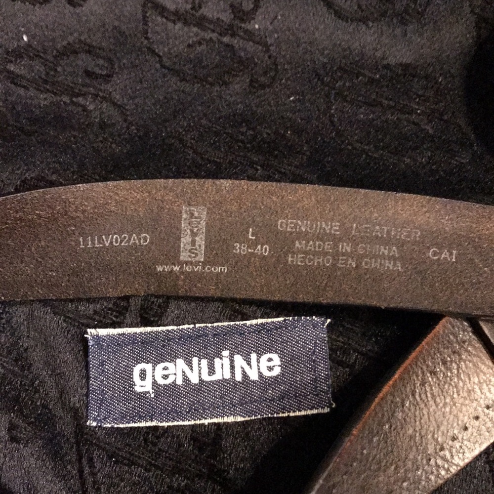 Vintage Levi’s Genuine Leather size L 38-40 - Picture 7 of 7